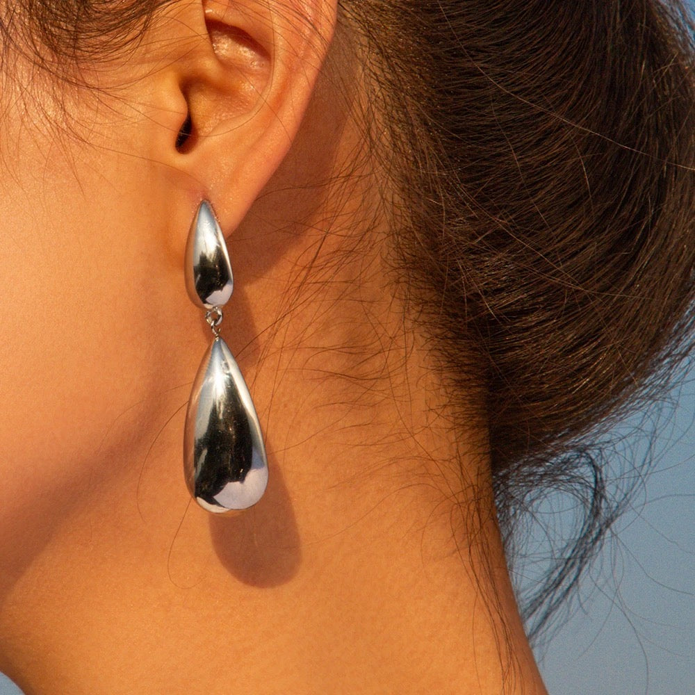 Cam Co Argenté Boucles d’oreilles Classy