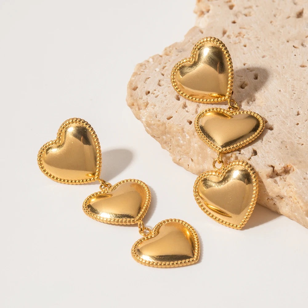 Cam Co Boucles d’oreilles en coeur