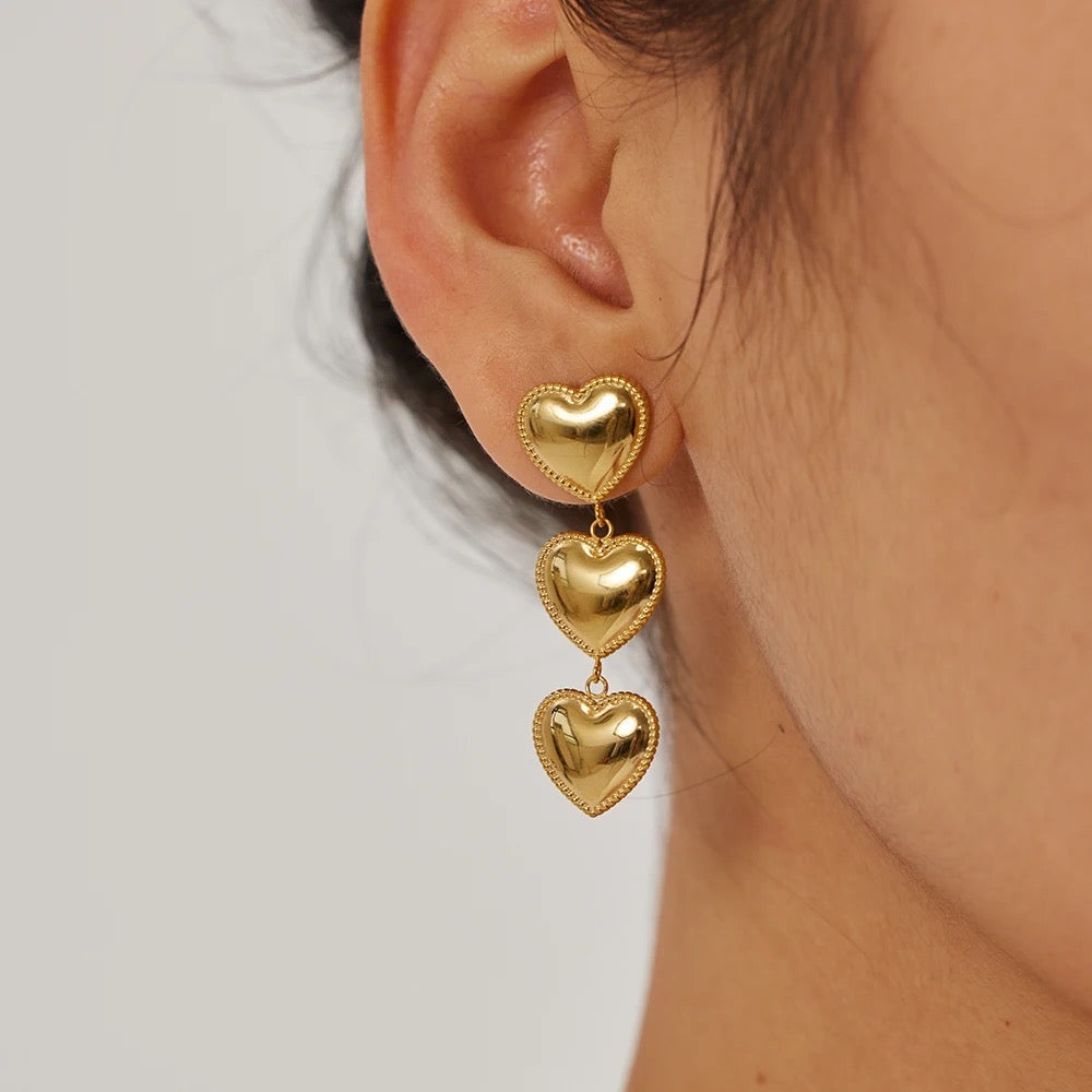 Cam Co Boucles d’oreilles en coeur