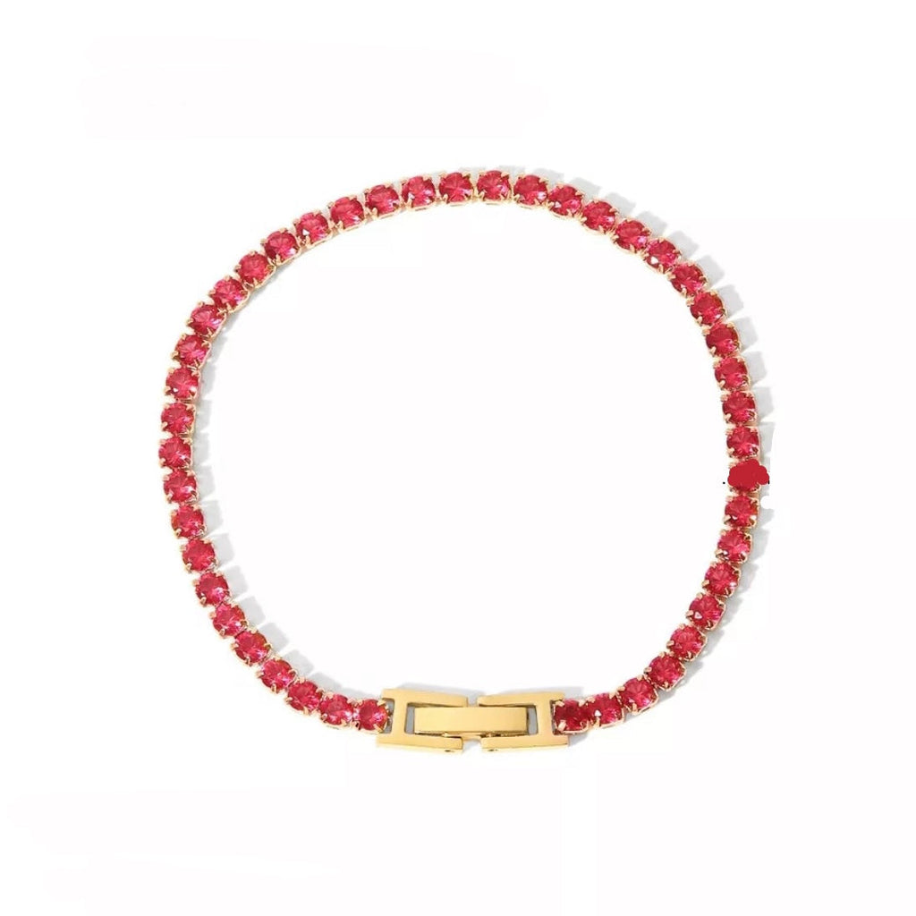 Cam Collections BRACELET Rouge BRACELET | TENNIS